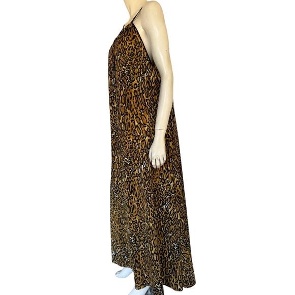 Cattani of California- Glamorous Leopard Print Kaftan - Small/Med - Picture 4 of 8